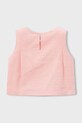 Mayoral top z dodatkiem lnu dziecięcy 3024.6C.Mini.PPY2 różowy SS26