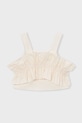 Mayoral top dziecięcy 3025.6D.Mini.PPY2 beżowy SS26