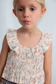 Detský bavlnený top Mayoral bavlna béžová 3028.6H.Mini.PPY2