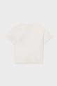 Κοριτσίστικα Παιδικό βαμβακερό μπλουζάκι Mayoral 6005.8C.Junior.PPY2 λευκό