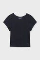 Mayoral t-shirt dziecięcy z elastanem czarny 6008.8D.Junior.PPY2