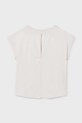 Κοριτσίστικα Παιδικό βαμβακερό μπλουζάκι Mayoral 6010.8G.Junior.PPY2 λευκό
