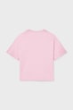 Παιδικό βαμβακερό μπλουζάκι Mayoral 6011.8G.Junior.PPY2 ροζ SS26