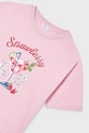 Κοριτσίστικα Παιδικό βαμβακερό μπλουζάκι Mayoral 6011.8G.Junior.PPY2 ροζ