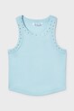 Mayoral top dziecięcy 6013.8D.Junior.PPY2 niebieski SS26