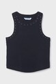 Mayoral top dziecięcy z elastanem czarny 6013.8D.Junior.PPY2