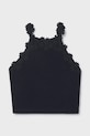 Mayoral top dziecięcy z elastanem czarny 6015.8F.Junior.PPY2