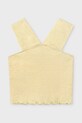 Otroški top Mayoral Z elastanom rumena 6018.8G.Junior.PPY2