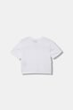 EA7 Emporio Armani t-shirt dziecięcy bawełniany 7G000207.AF12503 biały SS26