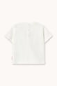 Tinycottons kratka majica za dojenčke bombažna FLOWER PATTERN GRAPHIC BABY TEE SS26.070 bela SS26