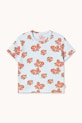 Tinycottons t-shirt dziecięcy BLOSSOMS RIB TEE SS26.091 biały SS26