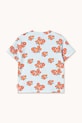 Dziewczynka Tinycottons t-shirt dziecięcy BLOSSOMS RIB TEE SS26.091 biały