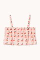 Dziewczynka Tinycottons top bawełniany dziecięcy CHERRIES TOP SS26.275 różowy