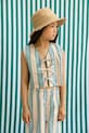 Tinycottons koszula bawełniana dziecięca RETRO STRIPES BOWS VEST SS26.278