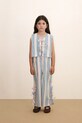 Tinycottons koszula bawełniana dziecięca RETRO STRIPES BOWS VEST SS26.278