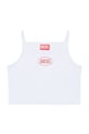Diesel top bawełniany dziecięcy TEDIM T-SHIRT bawełna biały J02584.0GRAI