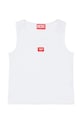 Dětský top Diesel TPACI T-SHIRT s elastanem bílá J02594.KYAZY