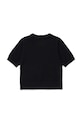 Diesel t-shirt bawełniany dziecięcy KMARIGA KNITWEAR J02654.RLAXU czarny SS26