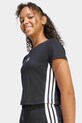 adidas T-shirt basic dziecięcy bawełniany czarny JZ1211