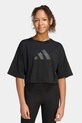 adidas t-shirt παιδικό μαύρο KB6870