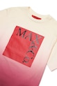 Dziewczynka MAX&Co. t-shirt bawełniany dziecięcy MAXT38F T-SHIRT MX0354.MX01Q beżowy