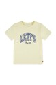 Levi's t-shirt dziecięcy LEVIS CHAMBRAY APPLIQUE TO 4EP571 żółty SS26