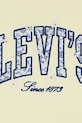 Levi's t-shirt dziecięcy LEVIS CHAMBRAY APPLIQUE TO żółty 4EP571