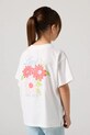 Levi's t-shirt dziecięcy LEVIS FLORAL OVERSIZED TEE pozostałe biały 3EP700