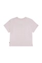 Levi's t-shirt dziecięcy BOOTS OVERSIZED SS TEE 3EP785 różowy SS26