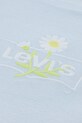 Dziewczynka Levi's t-shirt dziecięcy DAISY BATWING 4EP792 niebieski