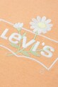 Dziewczynka Levi's t-shirt dziecięcy DAISY BATWING 4EP792 pomarańczowy