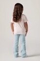 Levi's t-shirt dziecięcy STRAWBERRY SS BATWING TEE 3EP887 różowy