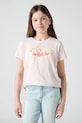 Levi's t-shirt dziecięcy STRAWBERRY SS BATWING TEE pozostałe różowy 4EP887