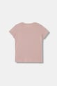 Lány Tommy Hilfiger basic póló gyerek pamut 2-es csomag UG0UG00307.PPY2 rózsaszín