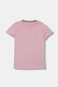 Tommy Hilfiger t-shirt bawełniany dziecięcy 2-pack UG0UG00307.PPY2 różowy SS26