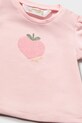Dziewczynka Mayoral Newborn t-shirt niemowlęcy 1076.2R.Newborn.PPY2 różowy