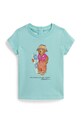 Polo Ralph Lauren tričko detské bavlnené tyrkysová 310B22529001