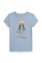 Polo Ralph Lauren t-shirt basic dziecięcy bawełniany niebieski 312A11759001