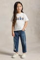 Παιδικό βαμβακερό μπλουζάκι Polo Ralph Lauren λευκό 312A11851001