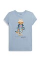 Polo Ralph Lauren t-shirt basic dziecięcy bawełniany 313A11759002 niebieski SS26