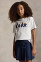 Dětské bavlněné tričko Polo Ralph Lauren kulatý bílá 313A11851001