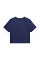 Detské bavlnené tričko Polo Ralph Lauren 313A96144004 tmavomodrá SS26
