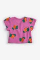 Bobo Choses t-shirt niemowlęcy Tangerine 126AB022 różowy SS26