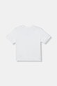 Παιδικό βαμβακερό μπλουζάκι Puma ESS 685131.PPY2 λευκό SS26