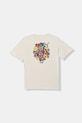 Παιδικό βαμβακερό μπλουζάκι Puma MID90s στάμπα μπεζ 691729