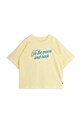 Mini Rodini t-shirt dziecięcy bawełniany żółty 26220164