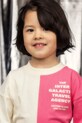 Mini Rodini t-shirt dziecięcy bawełniany Travel agency różowy 26220169