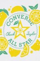 Dziewczynka Converse t-shirt dziecięcy 3CJ523 biały
