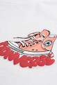 Dječja majica kratkih rukava Converse bijela 4CJ021