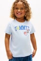 Tommy Hilfiger T-shirt dziecięcy bawełniany niebieski KG0KG09122.98.116.PPY2